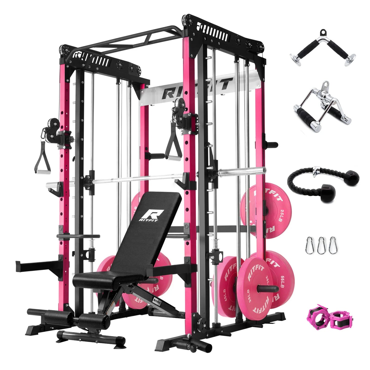 P6 All-In-One Pink Home Gym Package