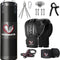 Bag for Adults, 4FT Oxford Heavy Boxing Bag Set, Punching Bag with 12OZ Boxing Gloves, Chains, Hand Wraps, Etc. Suitabl