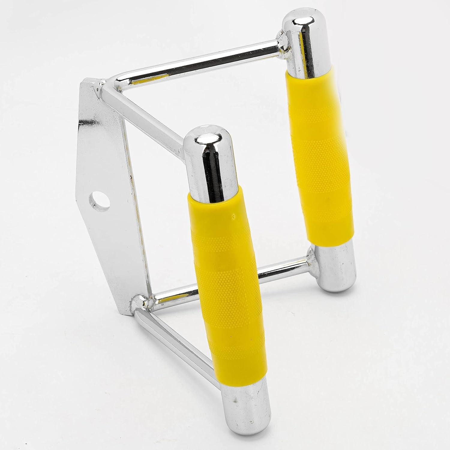 V Shaped Press down Bar, Double D Handle, Pull down Cable Machine Handle Attachments Neon Yellow Handle