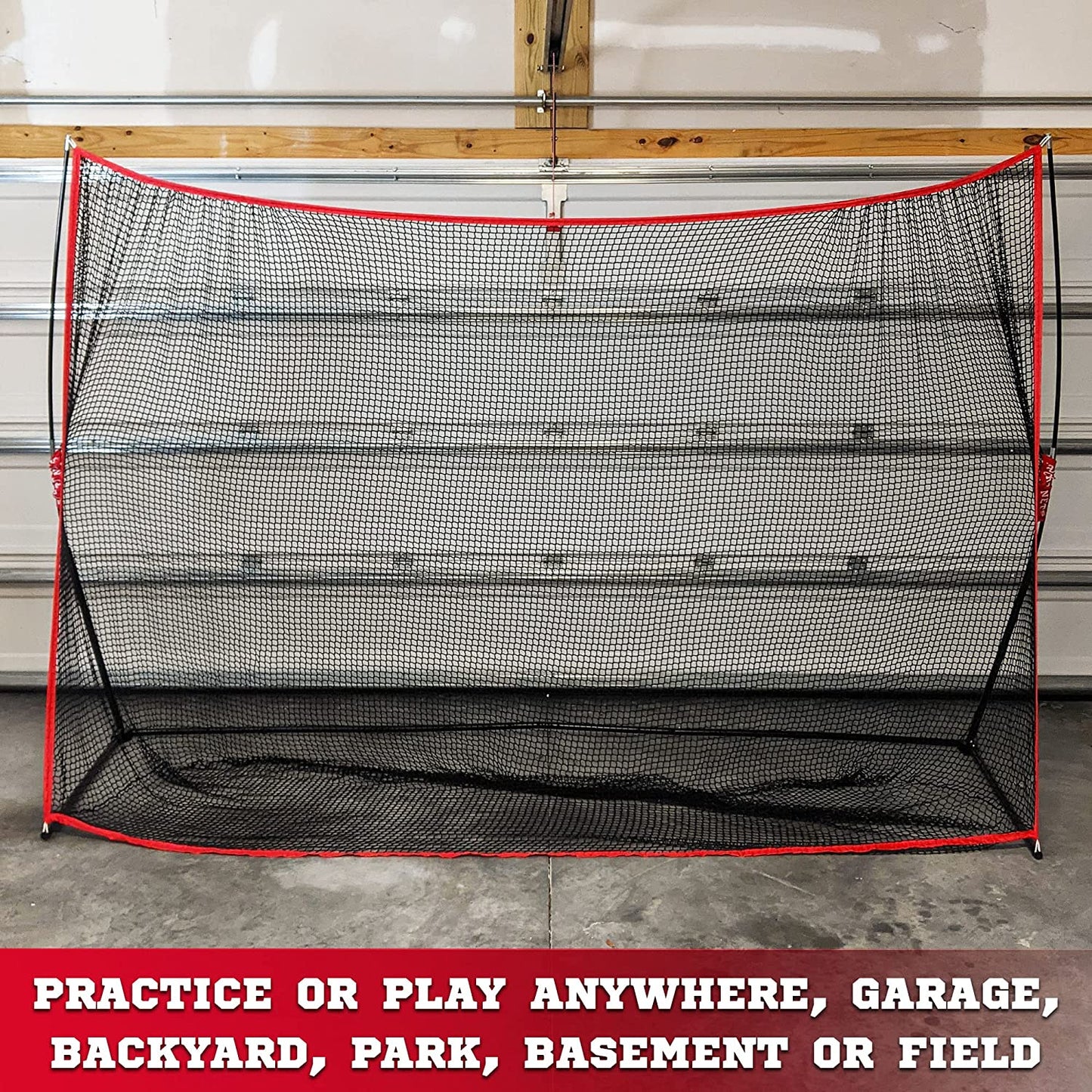 Heavy Duty Golf Net - Golf Net for Backyard Driving or Indoor Garage Golf Practice - 10X7 Feet Hitting Net Area - Perfect Equipment for Any Golfer