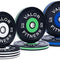 Olympic Bumper Plates for Weight Lifting Strength & Conditioning Cross Training Workouts Sold in Pairs Singles Sets