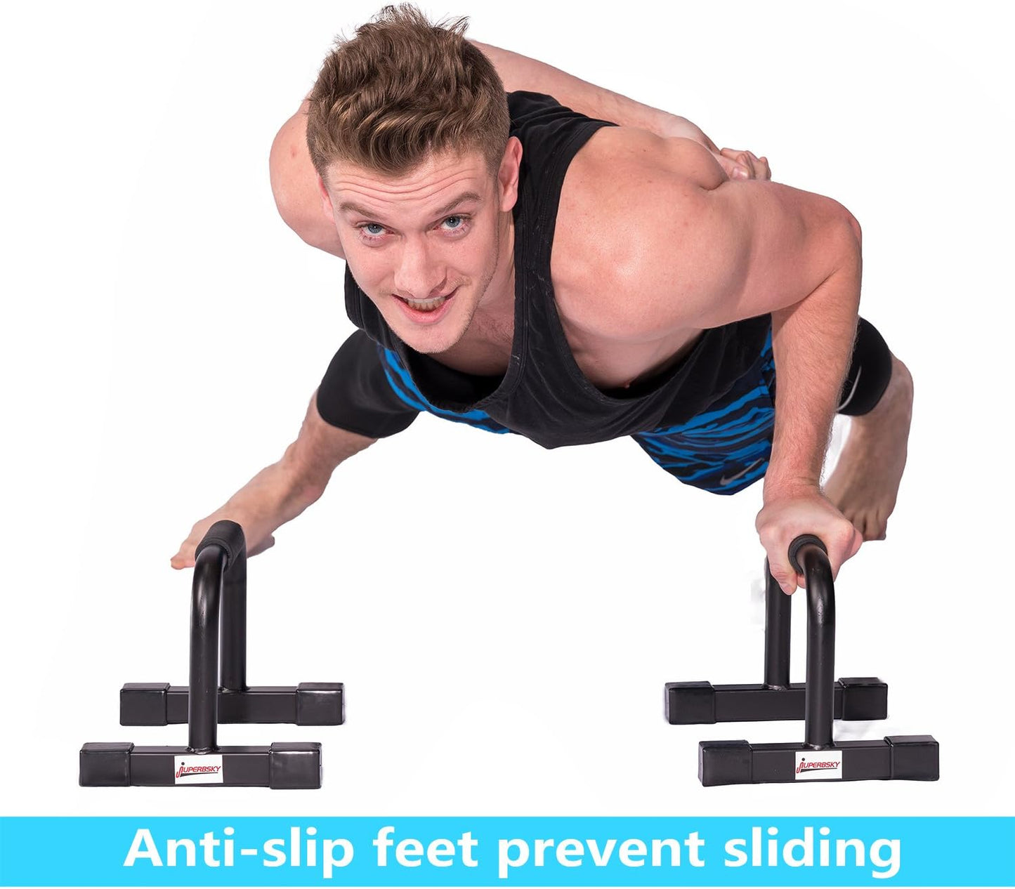 Push up Stands Bars Parallettes Set for Workout Exercise