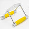 V Shaped Press down Bar, Double D Handle, Pull down Cable Machine Handle Attachments Neon Yellow Handle