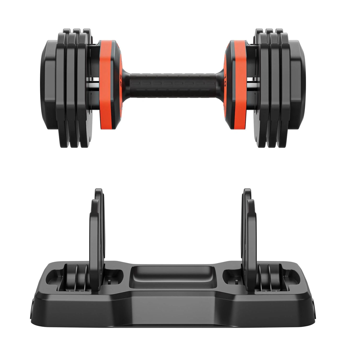 5-25 Lb Adjustable Dumbbells Set, Home Gym Free Weights Dumbbells for Man Woman, Single, 5.1IN Anti-Slip Metal Handle