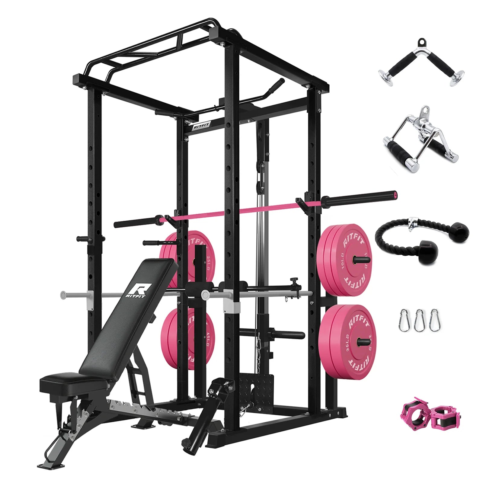 P6 All-In-One Pink Home Gym Package