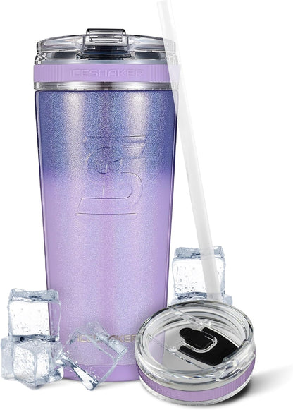 Insulated Stainless Steel Tumbler | 26 Oz, Lilac Dreaming | 30+ Hours Cold & 12+ Hours Hot | Removable Straw and Drink Spout | Odor-Free Tumbler Cup for Coffee, Tea, Smoothies, Cocktails